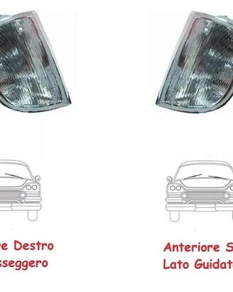 SET 2 FANALE FANALINO FRECCIA ANTERIORE SX DX PER 