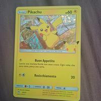 Carta  Pokemon Pikachu 