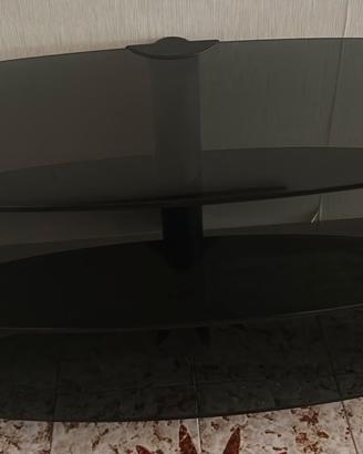 Mobile Porta TV Meliconi in Vetro Temperato Fumè