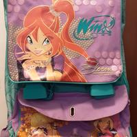 ZAINO scuola WINX estensibile con cerniere later