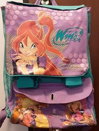 ZAINO scuola WINX estensibile con cerniere later
