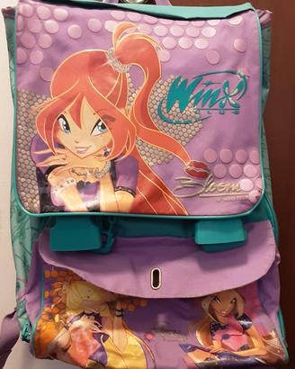 ZAINO scuola WINX estensibile con cerniere later