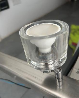 Faretti in vetro per binario