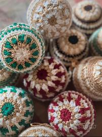 Granny Square Christmas balls