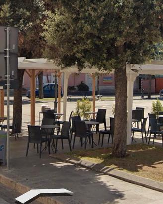 Gazebo Pergolato Professionale in Legno Bianco
