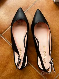 Ballerine nere a punta