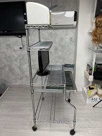 scrivania in acciaio 