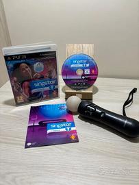 KIT Sony PS Move + Gioco Singstar Sony PS3