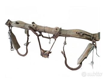 Antico GIOGO in legno per buoi