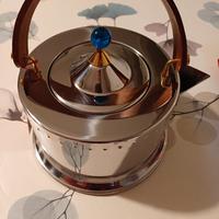 Bollitore Ottoni , legno acciaio.