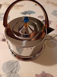 Bollitore Ottoni , legno acciaio.