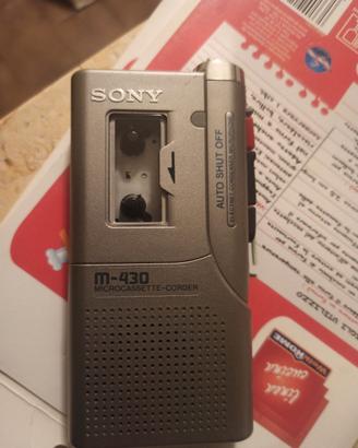  Sony M-430 Microcassette-Corder – Registratore 