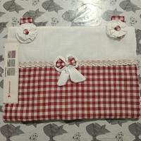 Copriforno 50x35 cm a quadretti rossi