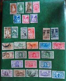 Regno 1911/37- lotto 6 serie usate