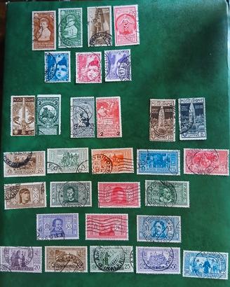 Regno 1911/37- lotto 6 serie usate