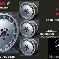 Cerchi gulli 8x 16 5x112 et34 mercedes silver