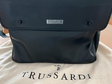 Borsa Uomo 24h Trussardi pelle nera