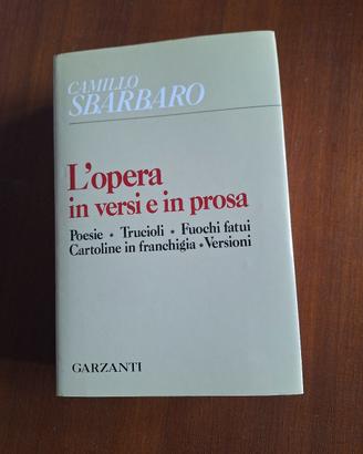 C. Sbarbaro"L'opera in versi e in prosa" 1 ed.perf