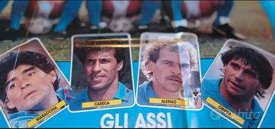  POSTER double-face Napoli e Juventus 1990-91