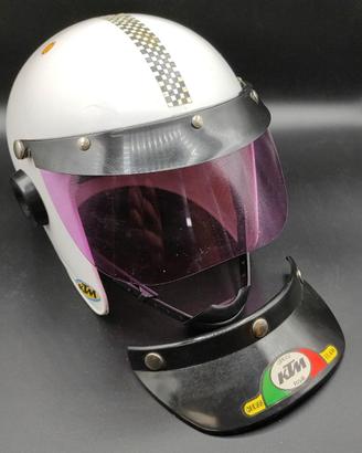 Casco giocattolo moto Cross anni 80 in box