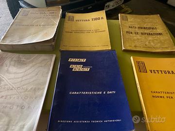 COLLEZIONE MANUALI TECNICI FIAT D EPOCA