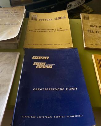 COLLEZIONE MANUALI TECNICI FIAT D EPOCA