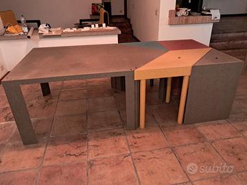 Tavolo Tangram di Massimo Morozzi per Cassina