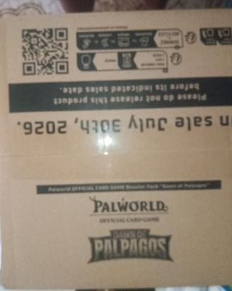 TCG Palworld bp01  dawn of palpagos 12 booster box