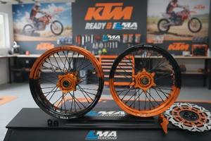 cerchi motard ktm bicolore