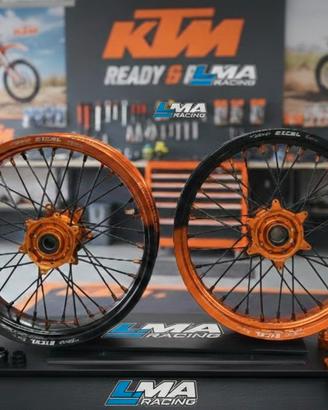 cerchi motard ktm bicolore