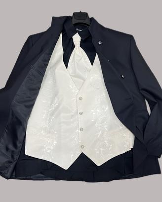Abito sartoriale cerimonia blu notte XXL