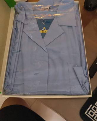 Camice da lavoro Siggi Roberta– Azzurro, Taglia 48