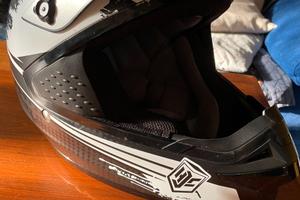 casco da moto mascherina misura S