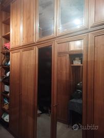 cabina armadio legno massello 
