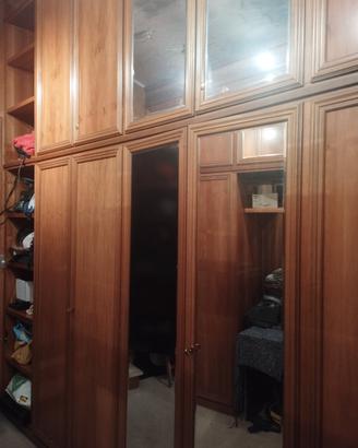 cabina armadio legno massello 