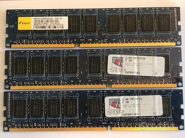 Moduli ram testati da 2GB cad DDR3 1066 per MACPRO