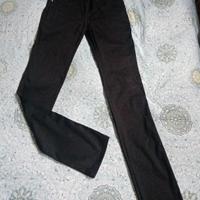 𑐀Pantaloni neri Rocco Barocco in cotone𑐀