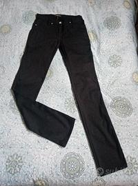 𑐀Pantaloni neri Rocco Barocco in cotone𑐀