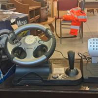 Volante mega race per PS2 e PSone