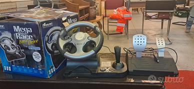 Volante mega race per PS2 e PSone