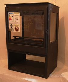 Camino/Stufa a legna 3 vetri