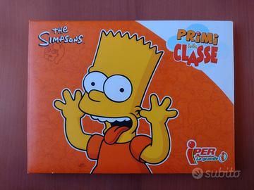 The Simpsons primi della classe album carte gioco