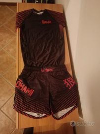 completo rashguard+ pantaloncini okami 