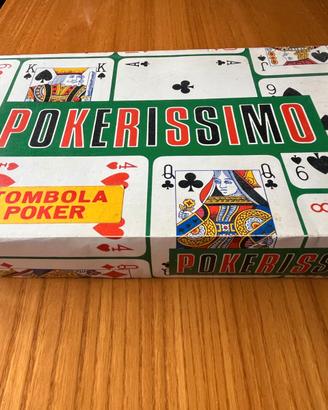 POKERISSIMO Alma Giochi 1975 gioco da tavolo