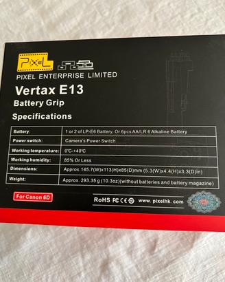 Impugnatura per Canon 6D