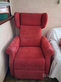 Poltrona relax elettrica con telecomando 