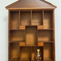 vetrinetta da parete vintage in legno