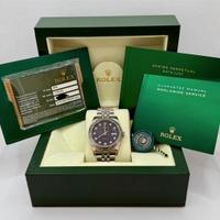 ROLEX DATEJUST 116234 BLACK COMPUTER DIAMOND DIAL