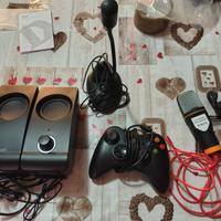 casse pc.2 microfoni.joystic
