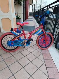 BICICLETTA SPIDER MAN DA 16"